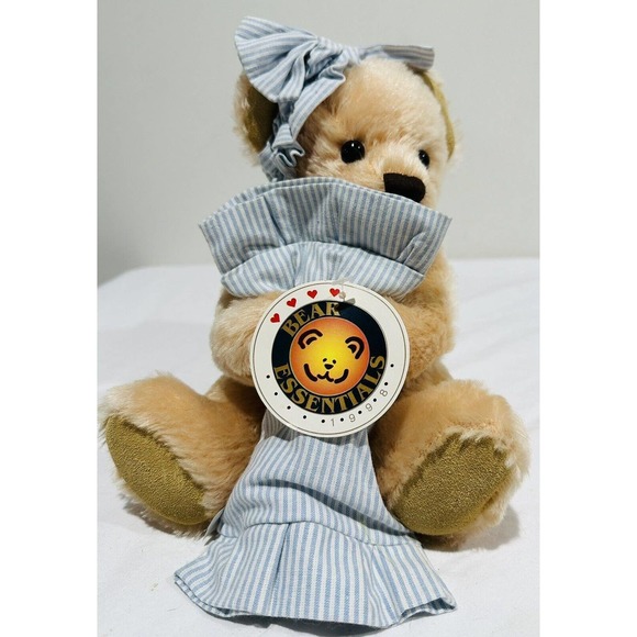 Vintage Effanbee Bear Essentials Cuddles Bear Plush 100% Mohair - Picture 9 of 11